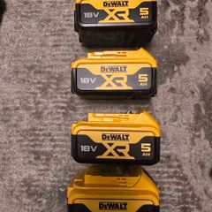 dewalt 5ah Battery 60 euro each