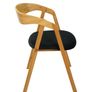 Helsinki Scandinavian Oak Dining Chair  Custom Colours Available Image 8