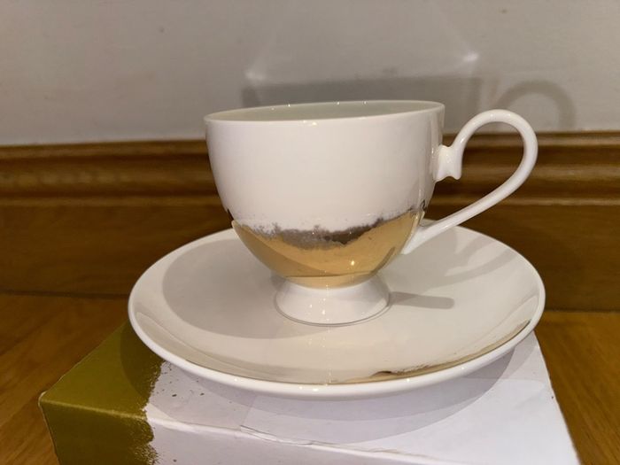 Robert Gordon As Good As Gold Teacup and Saucer Set