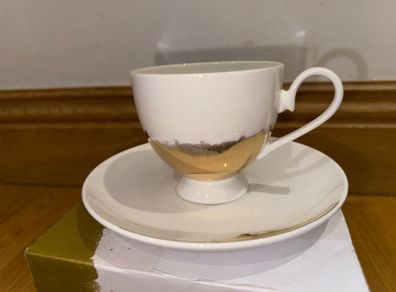 Robert Gordon As Good As Gold Teacup and Saucer Set