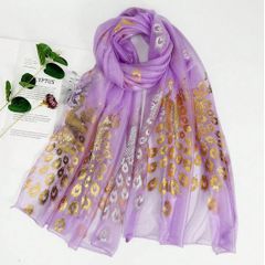 Lovely Scarves with Golden Print - great accesory / shoulder cover
