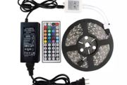 300 LEDs SMD 5050 Multiple colours strip light set with UK power plug