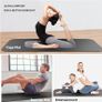 Treadmill Mat,Exercise Equipment Mat,Walking Pad Mat,Exercise Bike Mat,Heavy-Duty Protective Floor Mat for Under Stationary Bike,Spin Bike,Fitness Equipment,152x 60 x 0.5cm Image 7