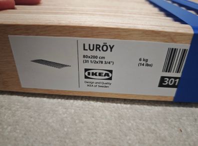 IKEA LUROY Slatted bed base 80x200 cm