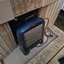 1920s/30s Vintage MAGNET 1930s Art Deco cobalt blue enamel electric fire Image 8