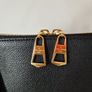 Louis Vuitton Monogram and Noir Leather V Tote MM(NFID chip) Image 3