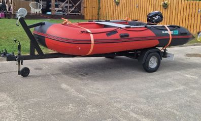 Boat, engine and trailer