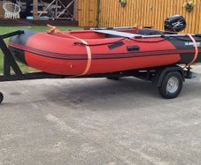 Boat, engine and trailer