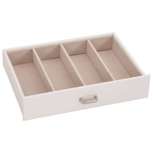 Jewellery Box 5-Layer with Mirror Lockable White