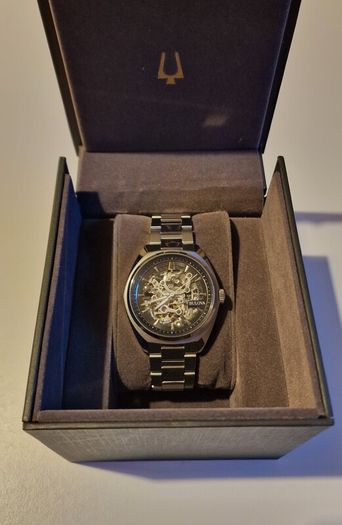 Bulova Surveyor Skeleton Automatic Mens Watch