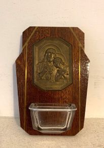Art Deco Holy Water Font