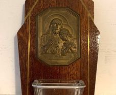 Art Deco Holy Water Font
