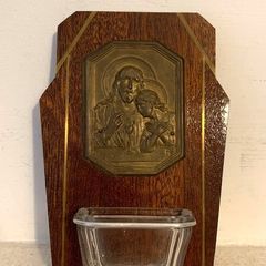 Art Deco Holy Water Font