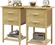 Bamboo Bedside tables Set