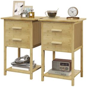 Bamboo Bedside tables Set