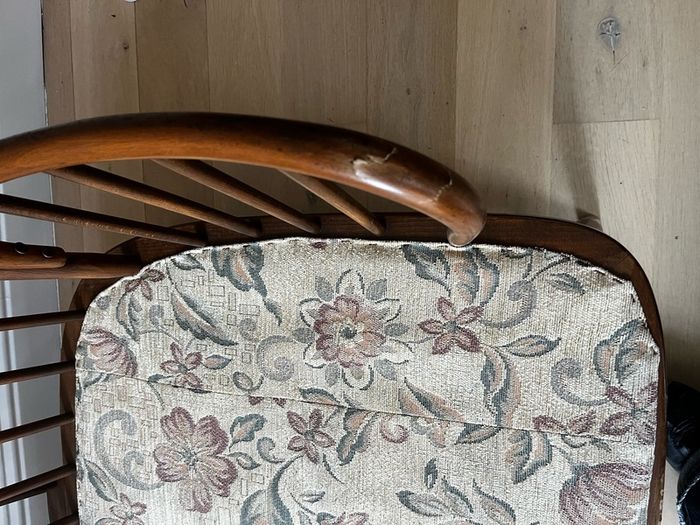 Ercol 766 Jubilee bentwood Three Seater Sofa and two armchairs