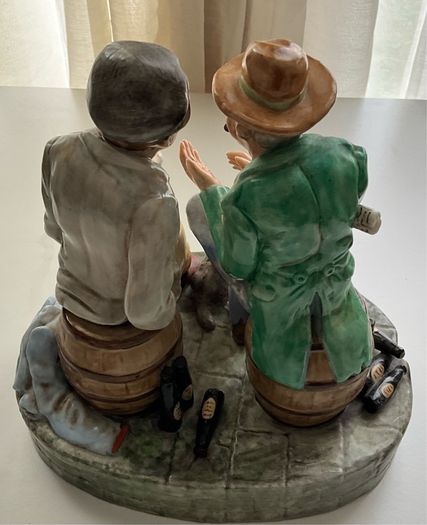 Rare Irish Dresden The Story Teller Guinness Ornament Vintage Collectible