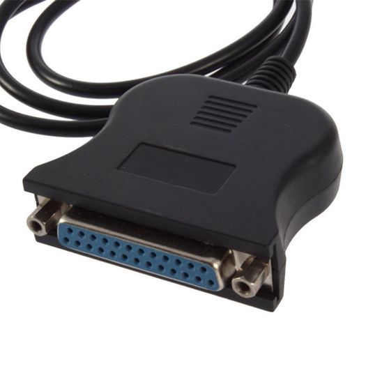 1.2M USB 2.0 Male to 25 Pin DB25 Female Parallel Port Printer Adapter Cables