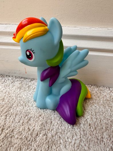 My Little Pony Rainbow Dash Night Light Colour Changing Hasbro approx. 12.5 cm. Used Please see photos