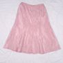 Jacques Vert Pink Metallic Shimmer Pleated Flowy Midi Skirt 14UK/42EU Image 5
