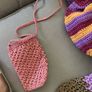 Handmade crochet macrame shoulder bags Image 6