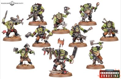 Warhammer 40k Orks mob 20 Boyz
