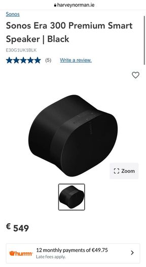 Sonos Era 300 - Black - Brand New & Sealed