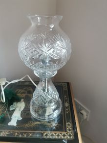 Crystal Tyrone Crystal lamp 33cm tall