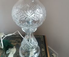 Crystal Tyrone Crystal lamp 33cm tall