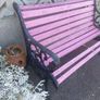 Cast iron garden bench Image 3