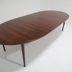 Vintage Rosewood Extending 10 Seater Dining Table Model 212 by Arne Vodder, 1960s