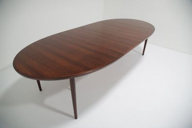 Vintage Rosewood Extending 10 Seater Dining Table Model 212 by Arne Vodder, 1960s