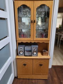 wooden kitchen press