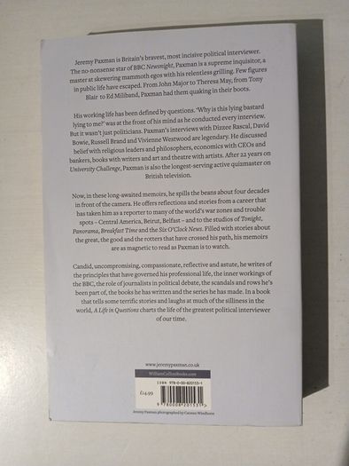 A Life in Questions by Jeremy Paxman