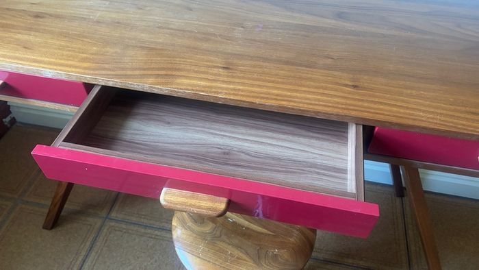 Designer Stewart Patrick Desk, Mid Century modern style