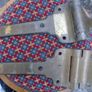 Vintage Brass Hinges x 2 for Sale Image 6