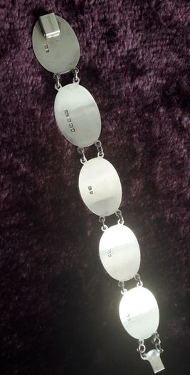 Vintage - 'London' -  Silver Bracelet