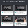Upgrade Gray Laptop Backpack Anti-theft Waterproof School Backpacks USB Charging Men Business Travel Bag Backpack New Design Image 3
