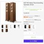 Current KEF Reference 5 META Stunning walnut veneer 200W Floorstanders under 12 months old Bargain 4K New Image 9