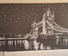 Large canvas wall art of London tower bridge