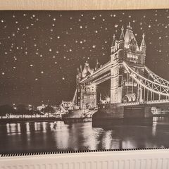 Large canvas wall art of London tower bridge