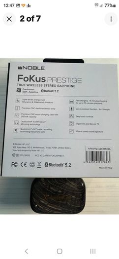 Noble Audio Fokus Prestige True Wireless