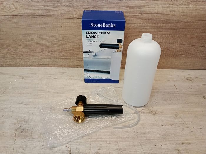 Snow Foam Lance, High Pressure Foam Lance Foam Sprayer Bottle Can Spray Tool for Pressure Washer, Car Cleaning