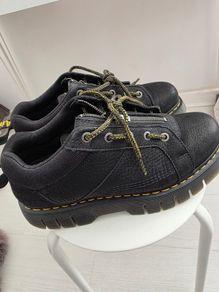 Doc Martens Woodard Tumbled Nubuck Leather Zip Shoes