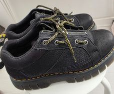 Doc Martens Woodard Tumbled Nubuck Leather Zip Shoes