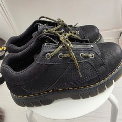 Doc Martens Woodard Tumbled Nubuck Leather Zip Shoes