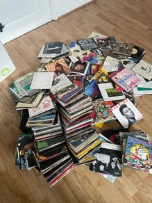 7inch mixed music vinyls
