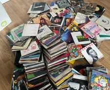 7inch mixed music vinyls
