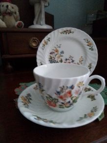 Trio of Aynsley " Cottage Garden"