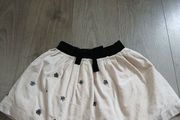 Designer girls velvet  skirt